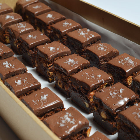 Chocolate and Hazelnut Brownie Platter