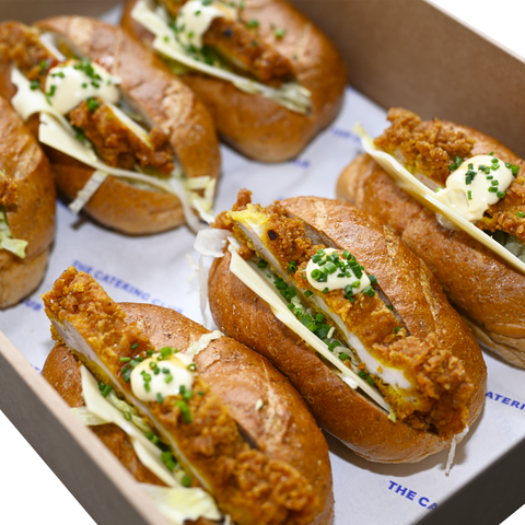 Crumbed Chicken Roll Platter