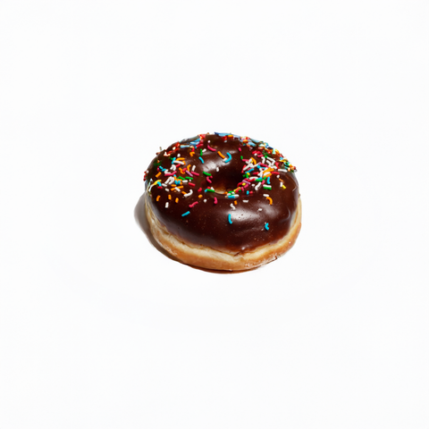 Chocolate Glazed Ring Doughnut - Individual