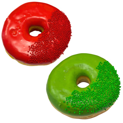 CHRISTMAS DIP SPRINKLE RINGS