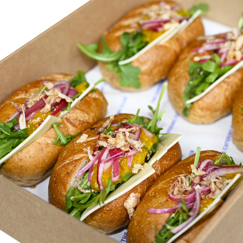 Cheese And Pickle Roll Platter