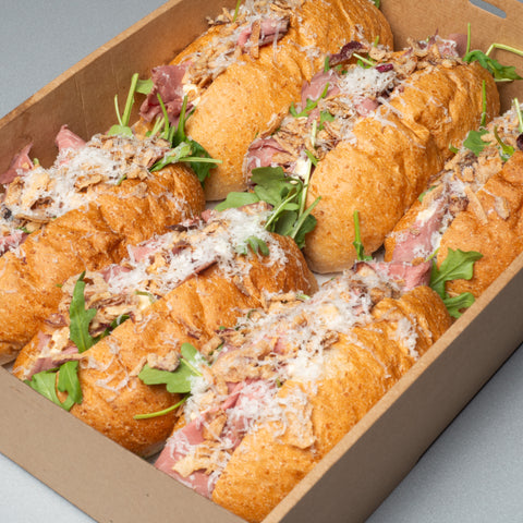 Rare Roast Beef Roll Platter
