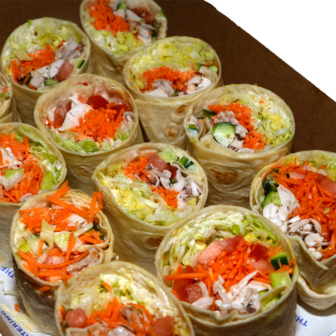 Poached Chicken Wrap