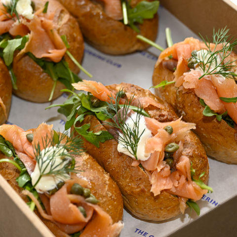 Smoked Salmon Roll Platter