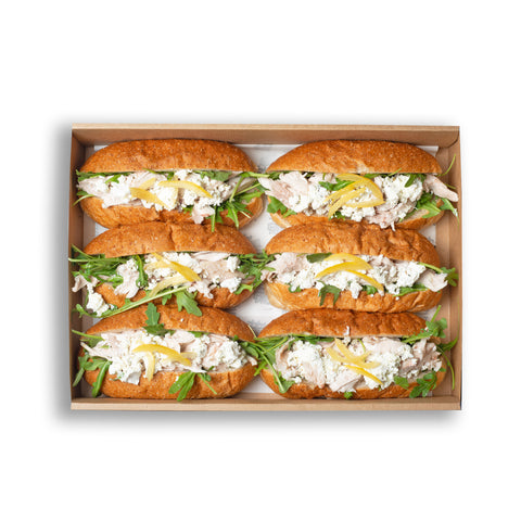 Poached Chicken Roll Platter