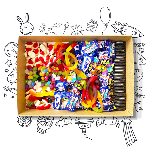 Lollies Platter – Colorful sweet and chewy treats, perfect for dessert tables and catering in Sydney.