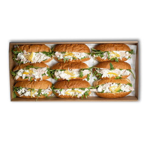 Poached Chicken Roll Platter