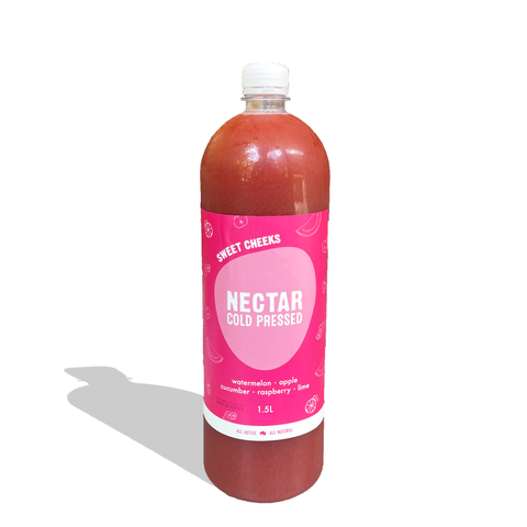 Cold-pressed 100% watermelon juice (1500mL), perfect for refreshing and hydrating beverages in Sydney.