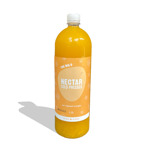 Cold-pressed 100% orange juice (1500mL), perfect for fresh, natural beverages in Sydney.